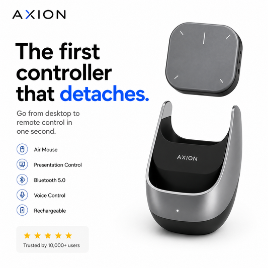 AXION™ Smart Detachable Air Mouse & Presentation Controller