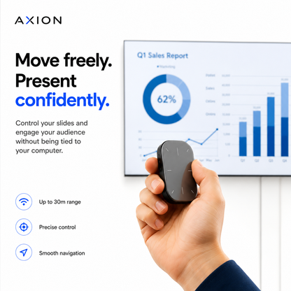 AXION™ Smart Detachable Air Mouse & Presentation Controller